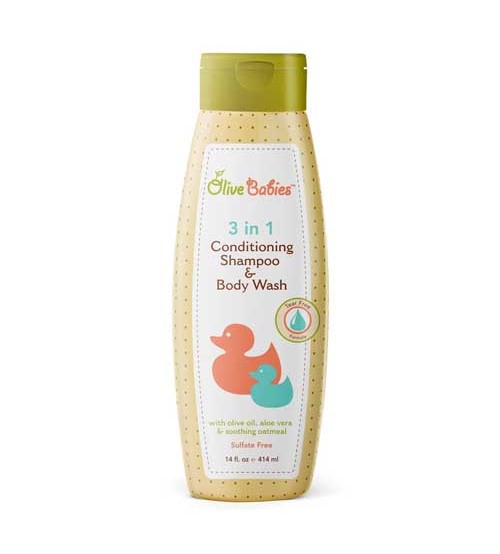 Olive Babies 3in1 Conditioning Shampoo and Body Wash 414ml